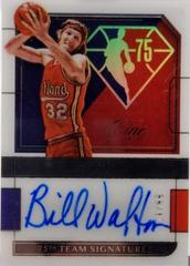 Bill Walton #75-BWT Basketball Cards 2021 Panini One and One 75th Team Signatures Prices