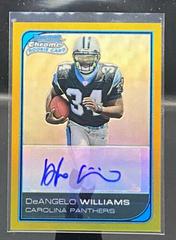DeAngelo Williams [Autograph Gold Refractor] #228 Football Cards 2006 Bowman Chrome Prices