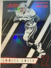 Emmitt Smith [Spectrum Red] #127 Football Cards 2016 Panini Absolute Prices