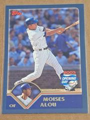Moises Alou #7 Baseball Cards 2003 Topps Opening Day Prices