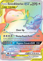 Eevee & Snorlax GX #191 Pokemon Team Up Prices