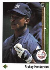 Rickey Henderson Baseball Cards 1989 Upper Deck Prices