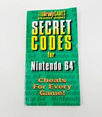 Secret Codes for Nintendo 64 Strategy Guide Prices
