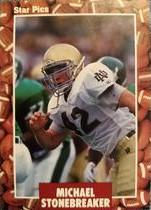 Mike Stonebreaker #29 Football Cards 1991 Star Pics Prices