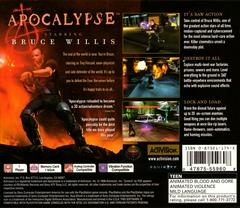 Back Cover | Apocalypse Playstation