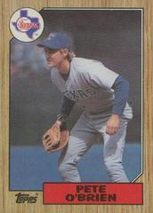 Pete O'Brien Baseball Cards 1987 Topps Prices
