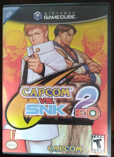 Capcom Vs Snk 2 Eo Item Box And Manual Gamecube 