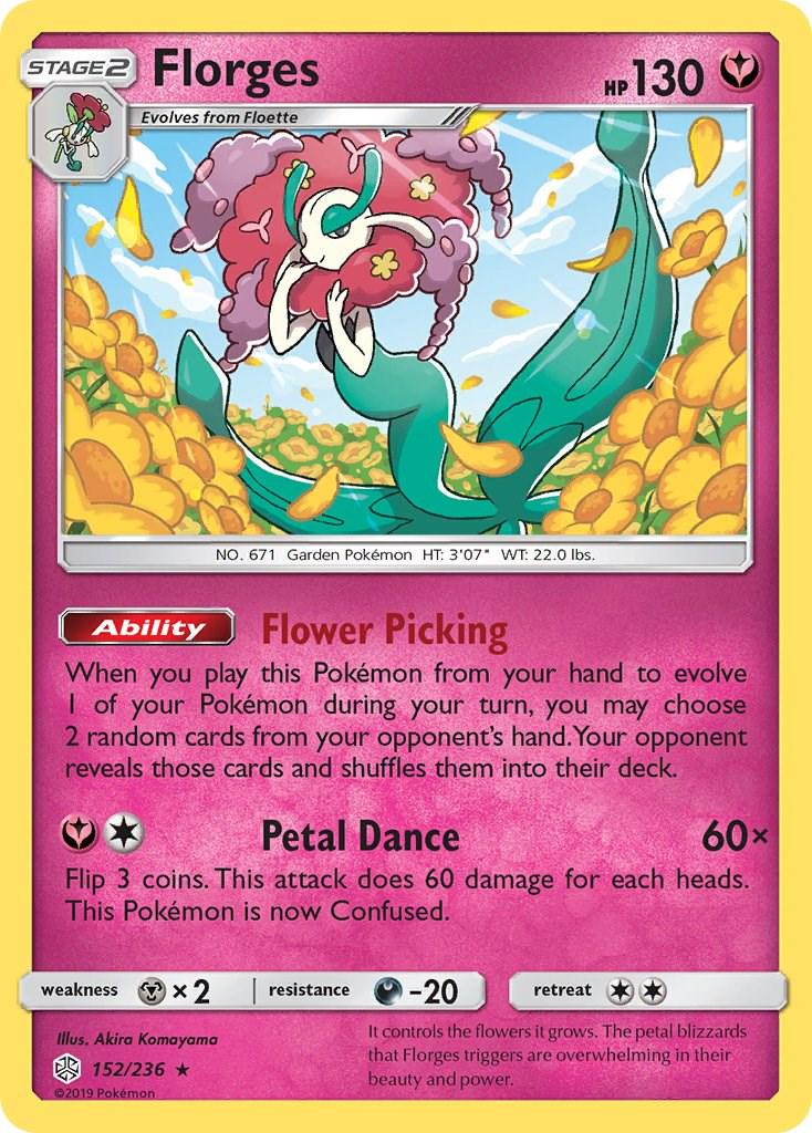 Florges #152 Pokemon Cosmic Eclipse