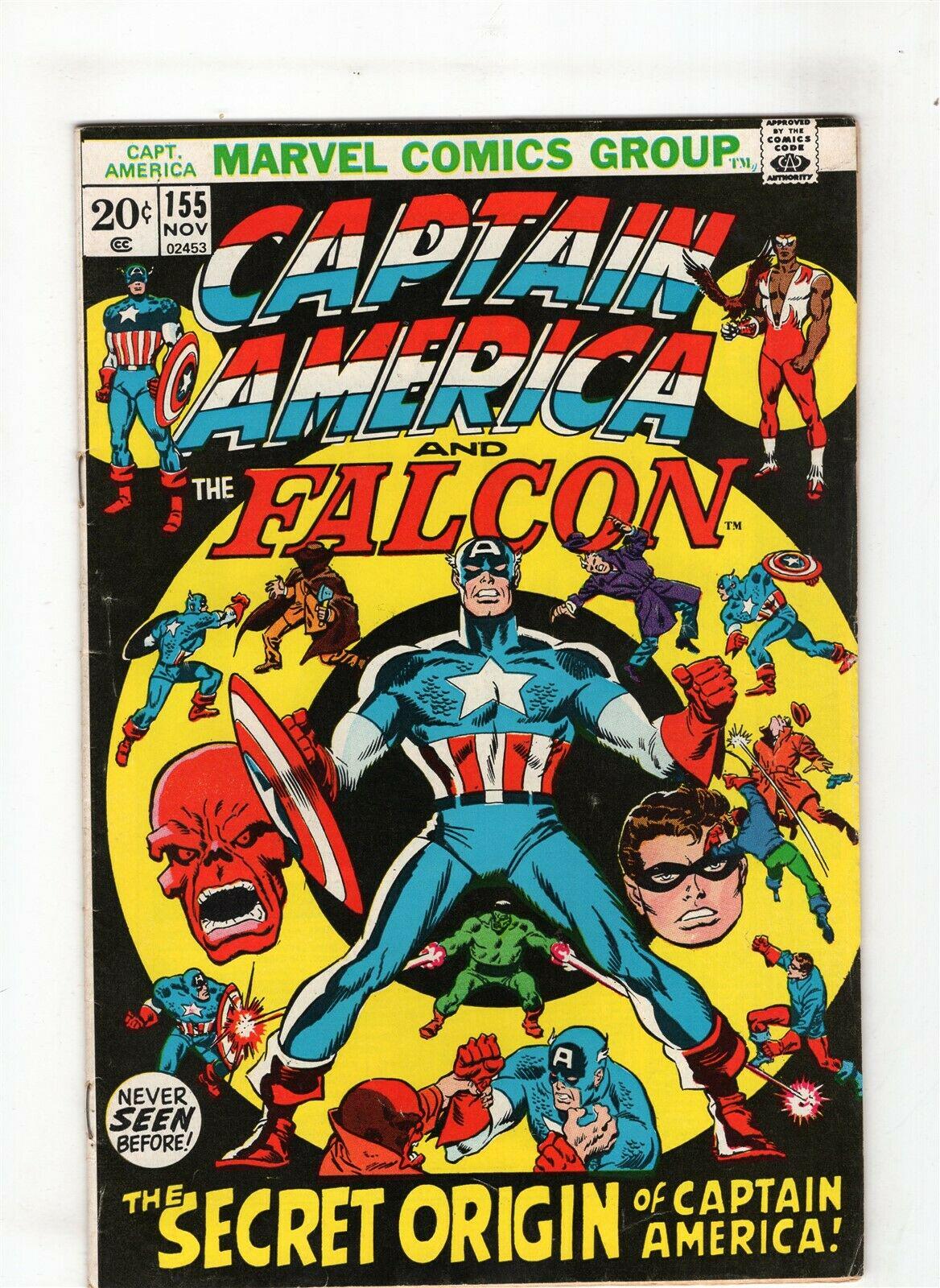 Captain America #155 (1972) Comic Books Captain America