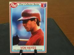 Von Hayes Baseball Cards 1990 Post Cereal Prices