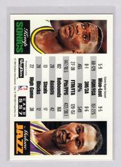 Back | Shawn Kemp - Karl Marlone Basketball Cards 1993 Skybox Premium Showdown Series
