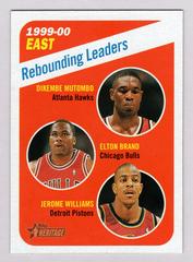 Dikembe Mutombo/Elton Brand/Jerome Williams Basketball Cards 2000 Topps Heritage Prices