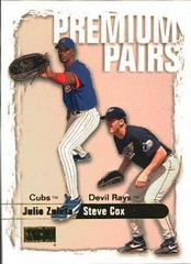 Julio Zuleta, Steve Cox #250 Baseball Cards 2000 Skybox Prices