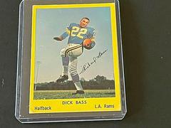 Dick Bass #19 Football Cards 1960 Bell Brand Rams Prices