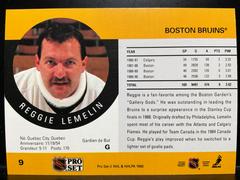 Back | Reggie Lemelin Hockey Cards 1990 Pro Set