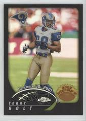 Torry Holt [Black Refractor] #161 Football Cards 2002 Topps Chrome Prices