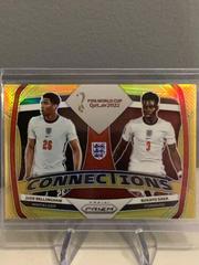 Bukayo Saka, Jude Bellingham [Gold] Soccer Cards 2022 Panini Prizm World Cup Connections Prices