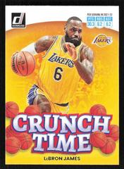 Lebron James #10 Basketball Cards 2022 Panini Donruss Crunch Time Prices