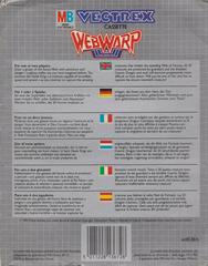 Box Rear | WebWarp PAL Vectrex