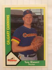 Tony Blasucci Baseball Cards 1990 CMC Calgary Cannons Prices