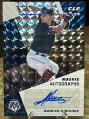 Andres Gimenez #RAM-AG Baseball Cards 2021 Panini Mosaic Rookie Autographs Prices