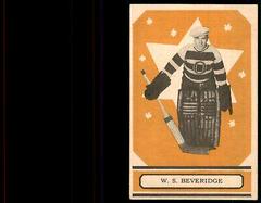 W. S. Beveridge [Series B] Hockey Cards 1933 O-Pee-Chee Prices