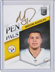 Mason Rudolph [Gold Ink] Football Cards 2018 Donruss Elite Pen Pals Prices