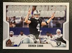 Derek Carr [Signal Callers] #23 Football Cards 2018 Score Signal Callers Prices