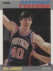 Bill Laimbeer #61 Basketball Cards 1987 Fleer Prices