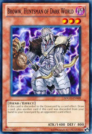 Broww, Huntsman of Dark World SDGU-EN009 YuGiOh Structure Deck: Gates of the Underworld