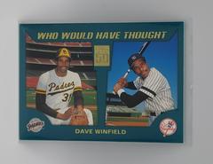 Dave Winfield #WWHT11 Baseball Cards 2001 Topps Traded & Rookies Who Would Have Thought Prices