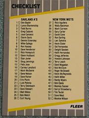 Checklist #1-101 #654 Baseball Cards 1989 Fleer Prices
