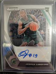Joshua Langford #DP-JLA Basketball Cards 2020 Panini Prizm Draft Picks Autographs Prices