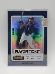 Luis Arraez [Playoff] #10 Baseball Cards 2021 Panini Contenders Prices