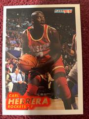 Carl Herrera #76 Basketball Cards 1993 Fleer Prices