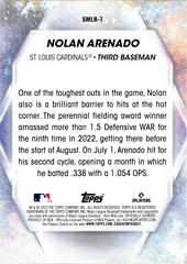 Back | Nolan Arenado Baseball Cards 2023 Topps Stars of MLB
