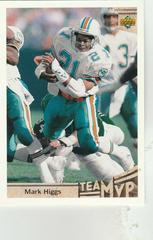 Mark Higgs #362 Football Cards 1992 Upper Deck Prices