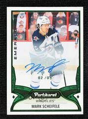 Mark Scheifele [Emerald Ice Autograph] #258 Hockey Cards 2021 Parkhurst Prices