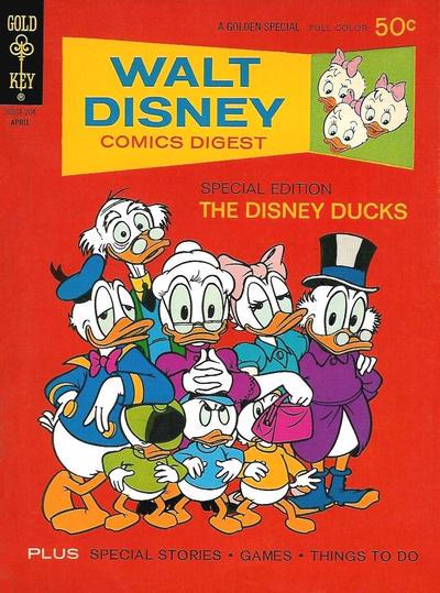 Walt Disney Comics Digest #34 (1972) Comic Books Walt Disney Comics Digest