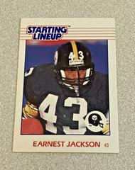 Earnest Jackson Football Cards 1988 Kenner Starting Lineup Prices