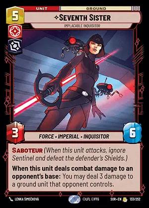 Seventh Sister [Hyperspace] #133 Star Wars Unlimited: Spark of Rebellion