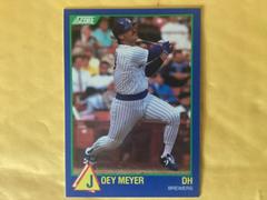 Joey Meyer #93 Baseball Cards 1989 Score Rising Stars Prices