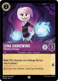 Lena Sabrewing - Rebellious Teenager #43 Lorcana Into the Inklands