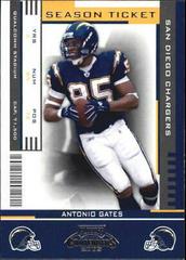 Antonio Gates #80 Football Cards 2005 Playoff Contenders Prices