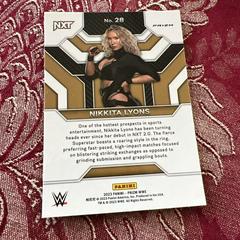 Back Of Card | Nikkita Lyons Wrestling Cards 2023 Panini Prizm WWE Top Tier