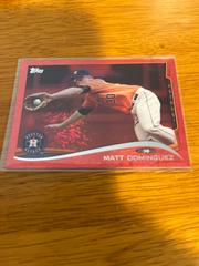 Matt Dominguez [Red Hot Foil] #218 Baseball Cards 2014 Topps Prices