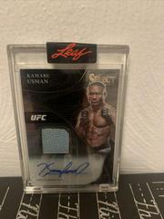 Kamaru Usman #AM-KUS Ufc Cards 2021 Panini Select UFC Autograph Memorabilia Prices