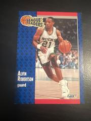 Alvin Robertson #222 Basketball Cards 1991 Fleer Prices
