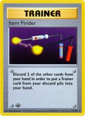 Item Finder [1st Edition] Pokemon Base Set Prices
