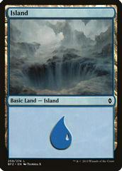 Island #256 Magic Battle for Zendikar Prices